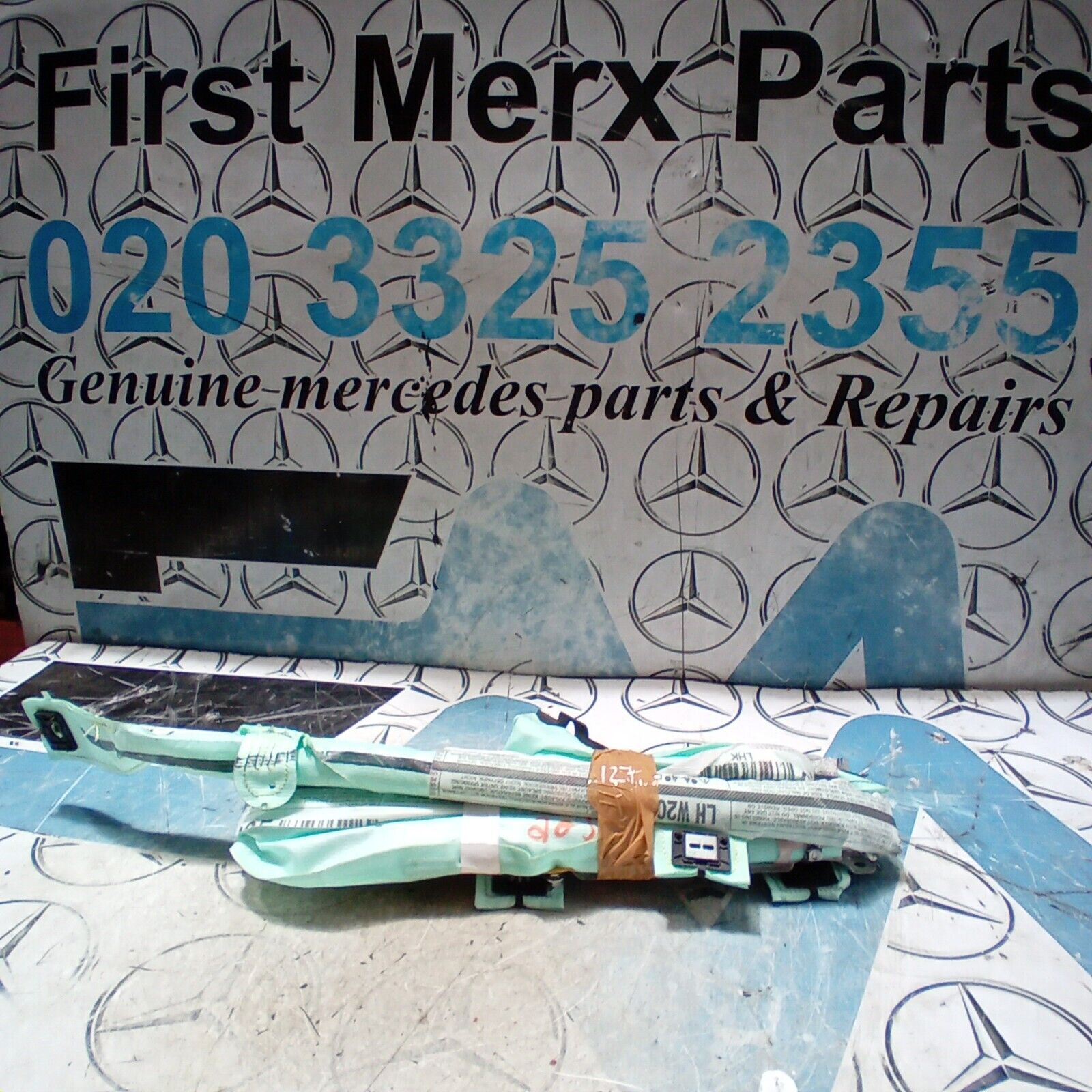 17/23MERCEDES BENZ W205 C-CLASS  SALOON N.S CURTAIN AIRBAG A2058600402 FM127