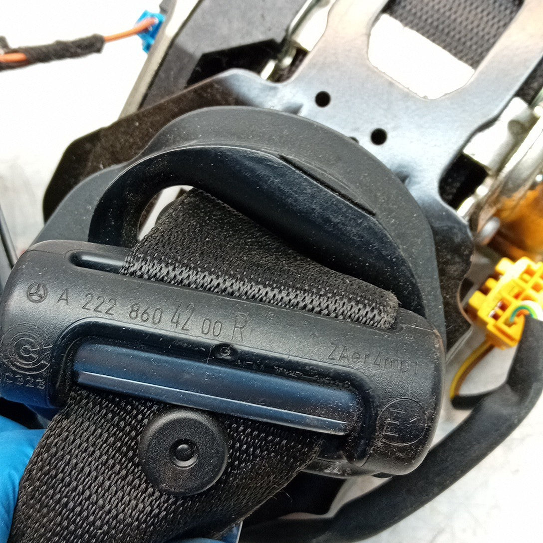 MERCEDES BENZ S-CLASS W222 SEAT BELT FRONT DRIVER OS 2018 A2228604200 FM001227