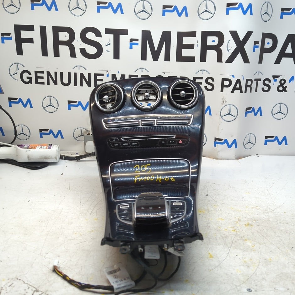  MERCEDES E-CLASS W205 CENTRE CONSOLE + 3 AIR VENT A2054402032 FM001406