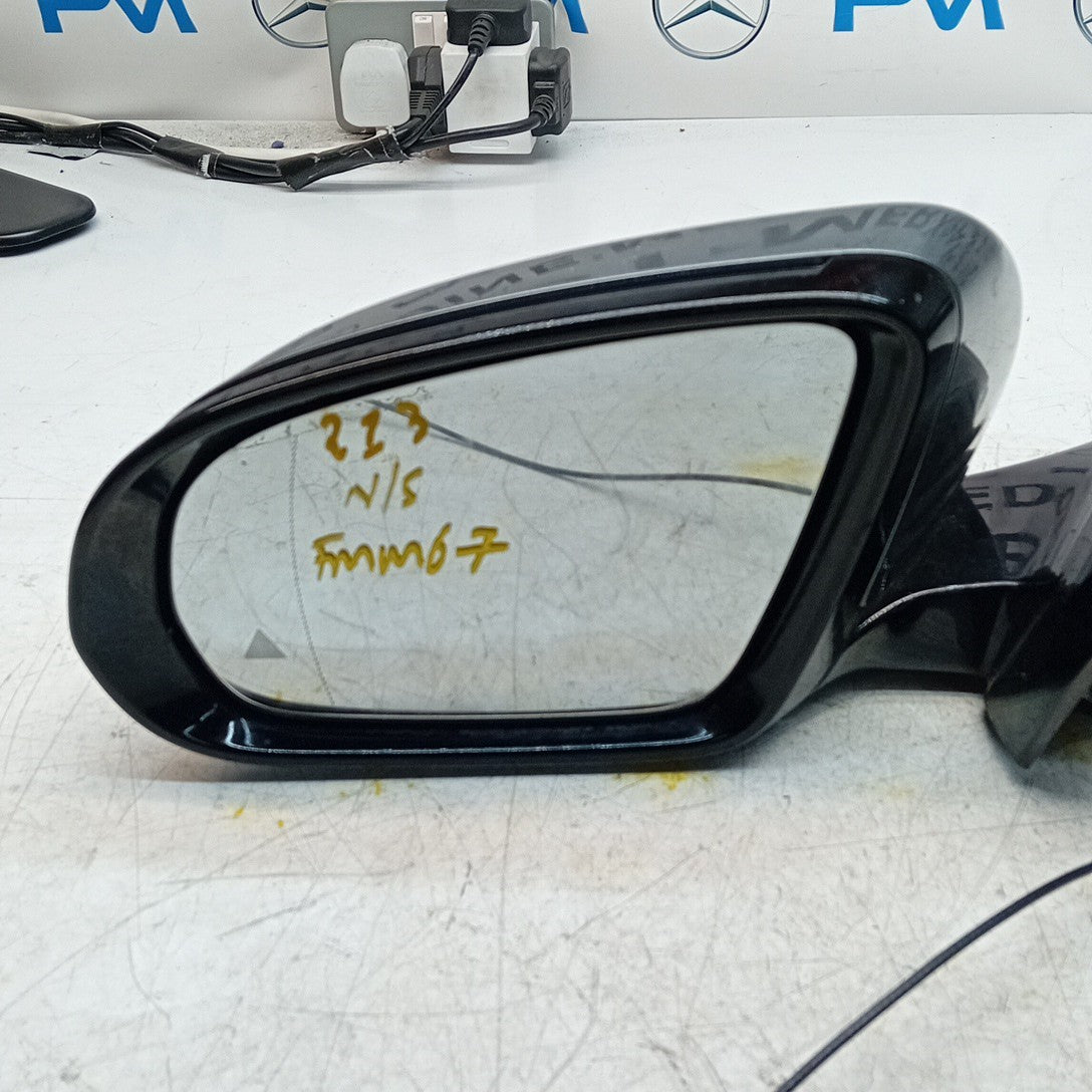 MERCEDES E-CLASS W213 PASSENGER WING MIRROR NSF GREY PL BS A2138103900 FMM67