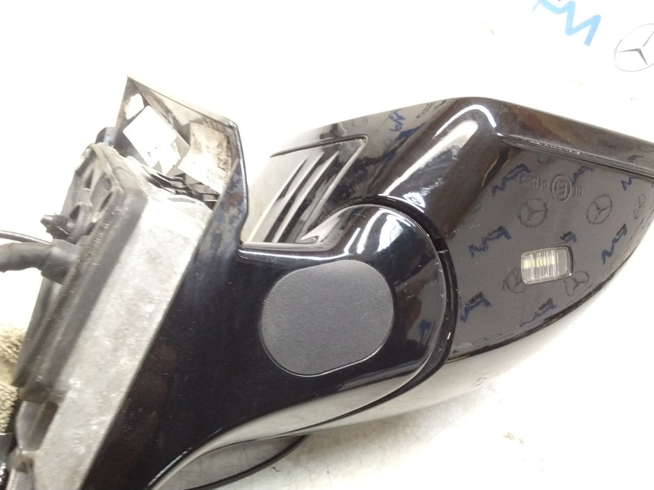 MERCEDES E-CLASS  W213 DRIVER SIDE WING MIRROR A2138100201 BLACK FMM25