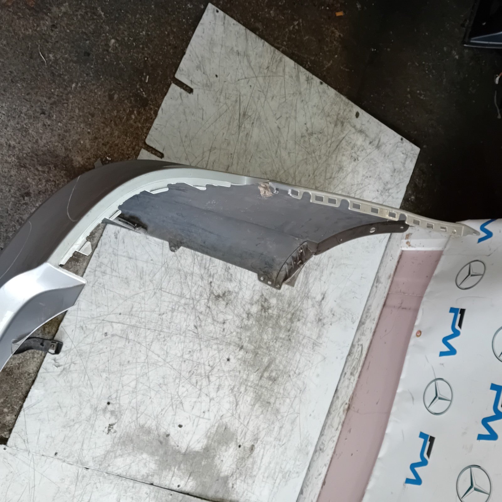MERCEDES BENZ E-CLASS W212 REAR BUMPER SILVER 2014 A2128855125 FMX128
