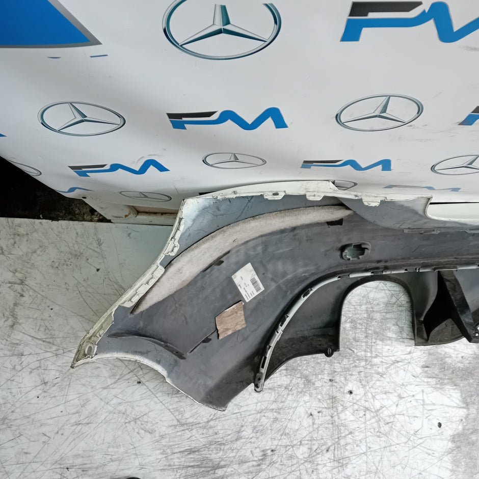 MERCEDES BENZ A-CLASS W176 REAR BUMPER 2012-18 A1768850125 WHITE FMX31