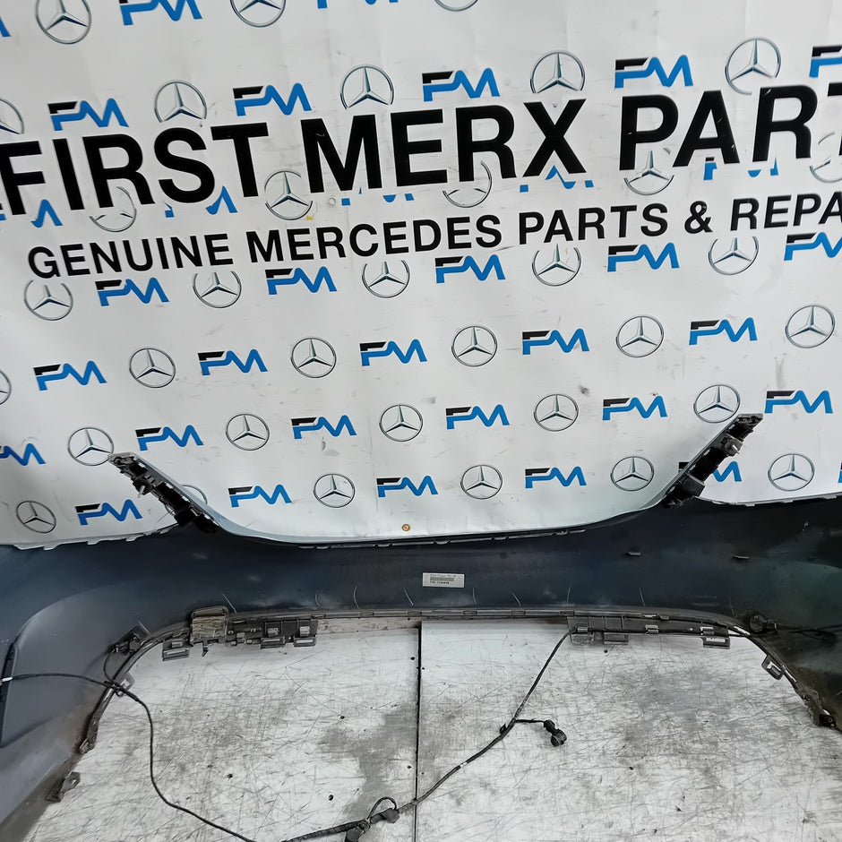 MERCEDES BENZ C-CLASS W205 REAR BUMPER 2015 SILVER A2058555738 FMX51