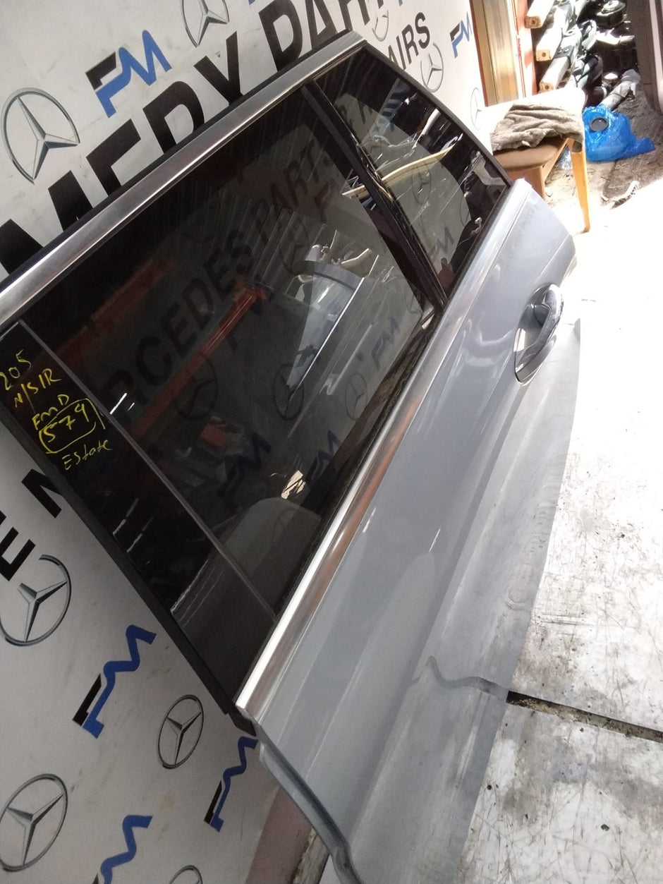 MERCEDES C-CLS W205 EST PASSENGER REAR DOOR NSR SILVER 2014-21 COMPLETE FMD579