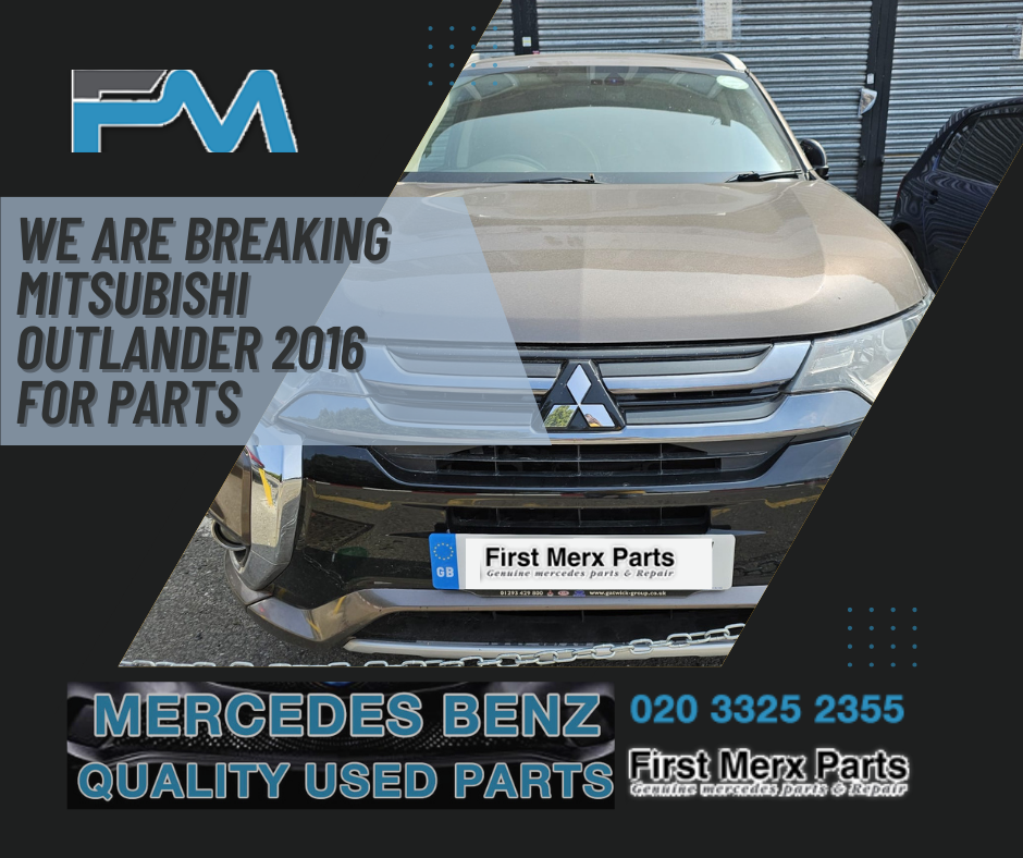 MITSUBISHI OUTLANDER 2016 BREAKING / FRONT BUMPER AND WINGS – First ...