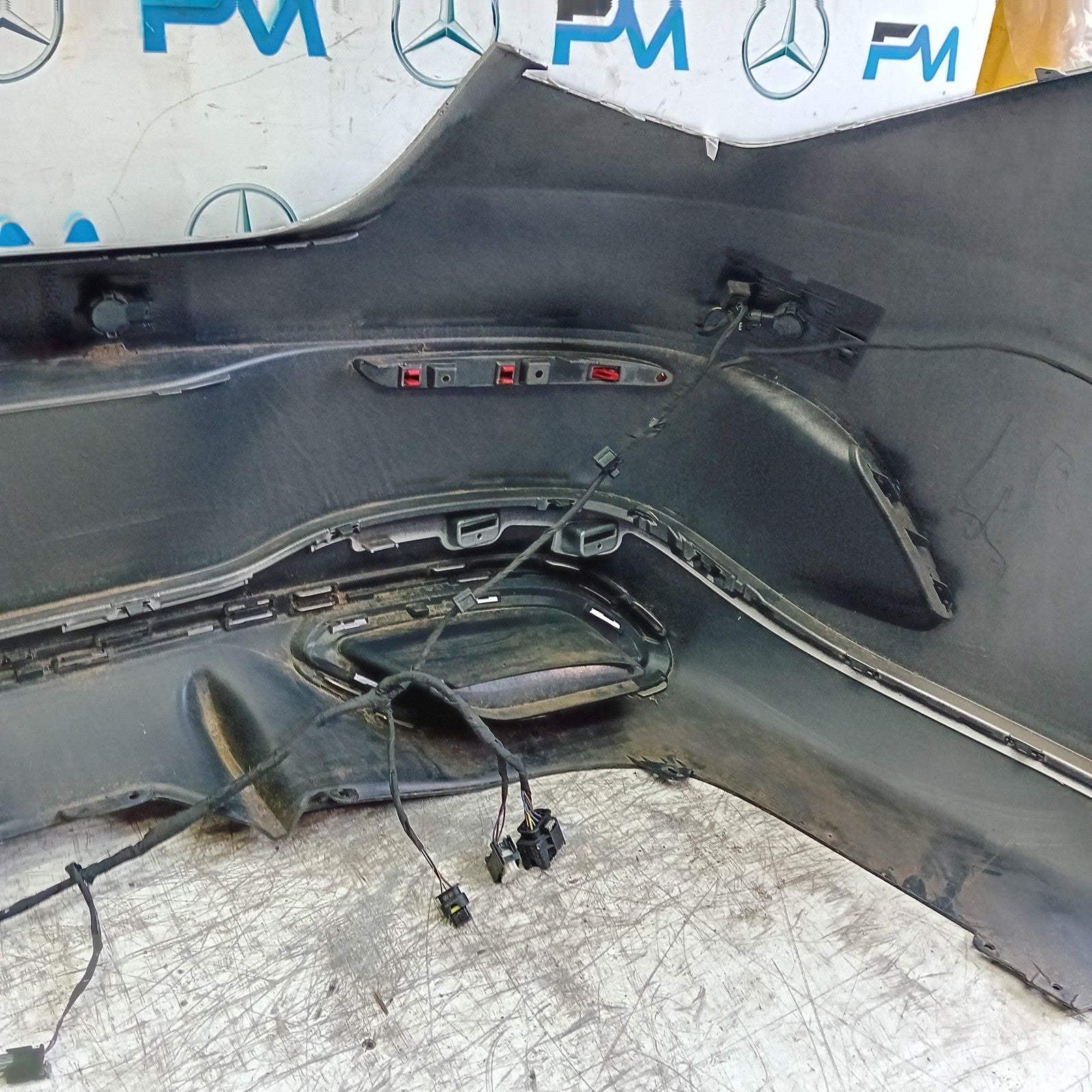 MERCEDES BENZ CLA C118 REAR BUMPER SILVER 2019 ON A1188859501 COMPLETE FMX120