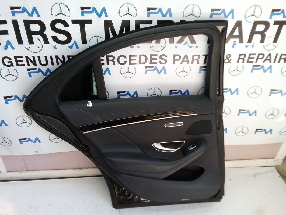 MERCEDES S CLASS W222 SALOON PASSENGER REAR DOOR (NEAR SIDE REAR) BLACK FMD23
