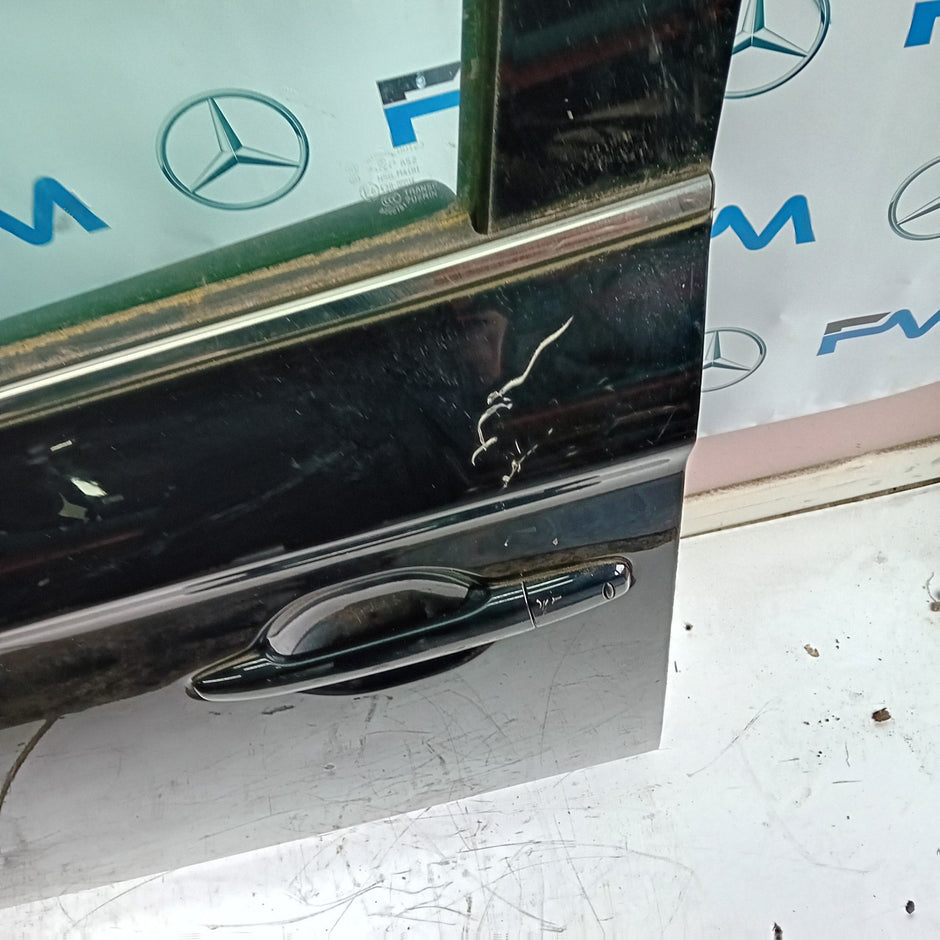 MITSUBISHI OUTLANDER PASSENGER SIDE FRONT DOOR N/S/F COMPLETE BLACK FMD46