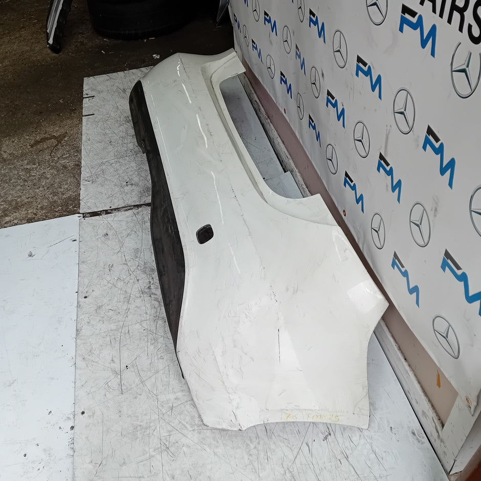 MERCEDES BENZ  A-CLASS W176 REAR BUMPER 2012-18 A1768850125 WHITE COMPLETE FMX25