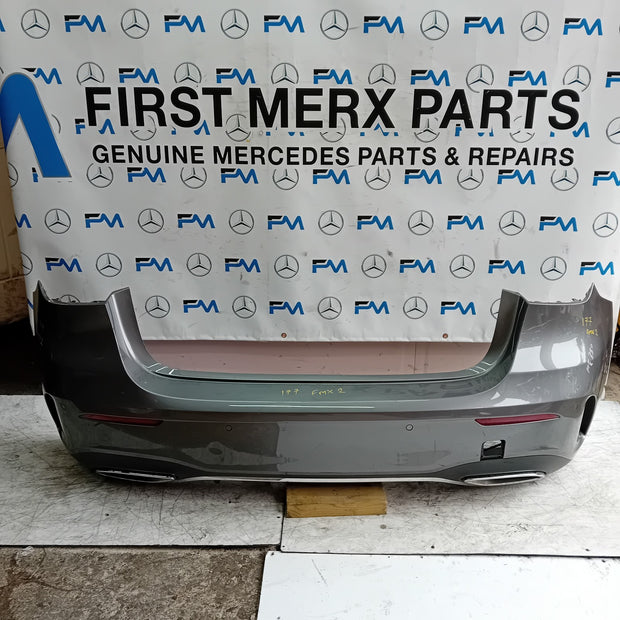 MERCEDES BENZ  A-CLASS W177 REAR BUMPER A1778804506 GREY 2018 COMPLETE FMX2