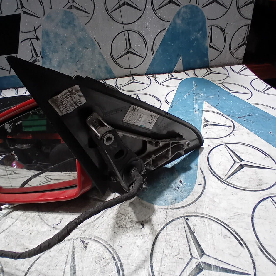 2013-2018 MERCEDES BENZ A CLASS W176 WING MIRROR PASSENGER LEFT NSF  Red & BLACK