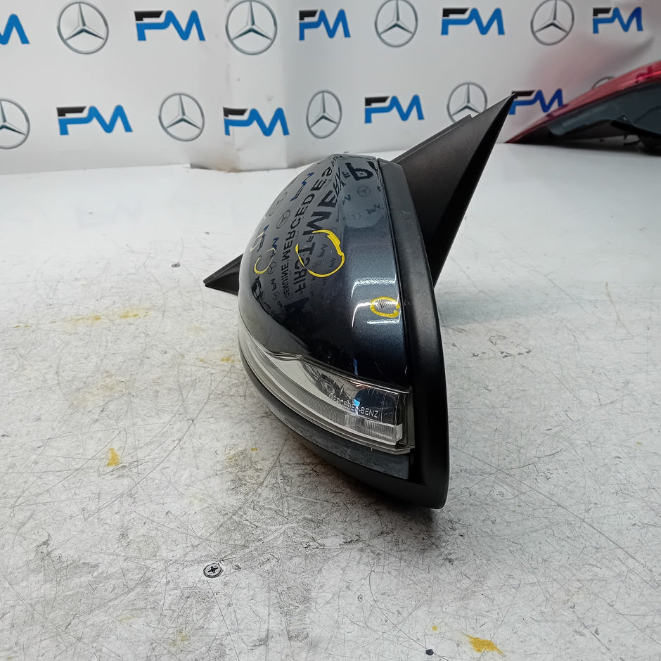 MERCEDES BENZ C-CLASS W205 PASSENGER WING MIRROR NS GREY  A2058101316 FMM82