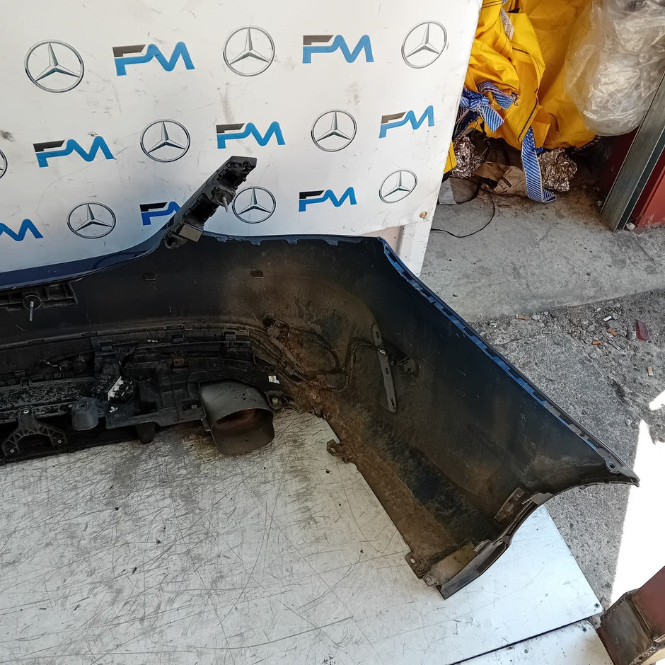 MERCEDES BENZ C-CLASS W205 REAR BUMPER BLUE 2014 A2058555738 FMX145
