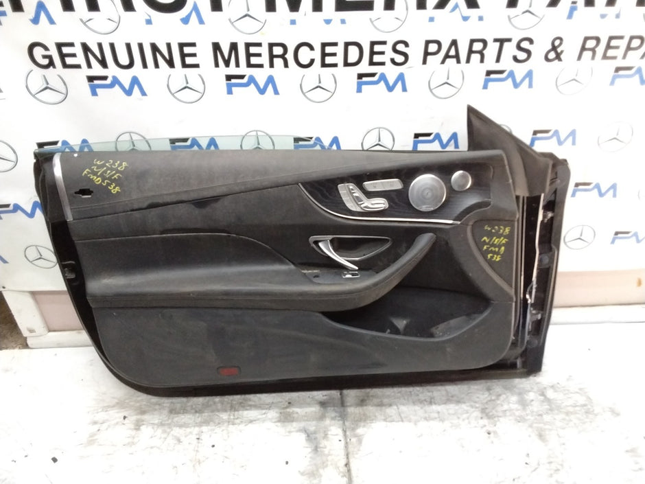 MERCEDES E-CLASS W238  PASSENGER FRONT DOOR NSF BLACK 2017 ONWARDS COMPLT FMD538