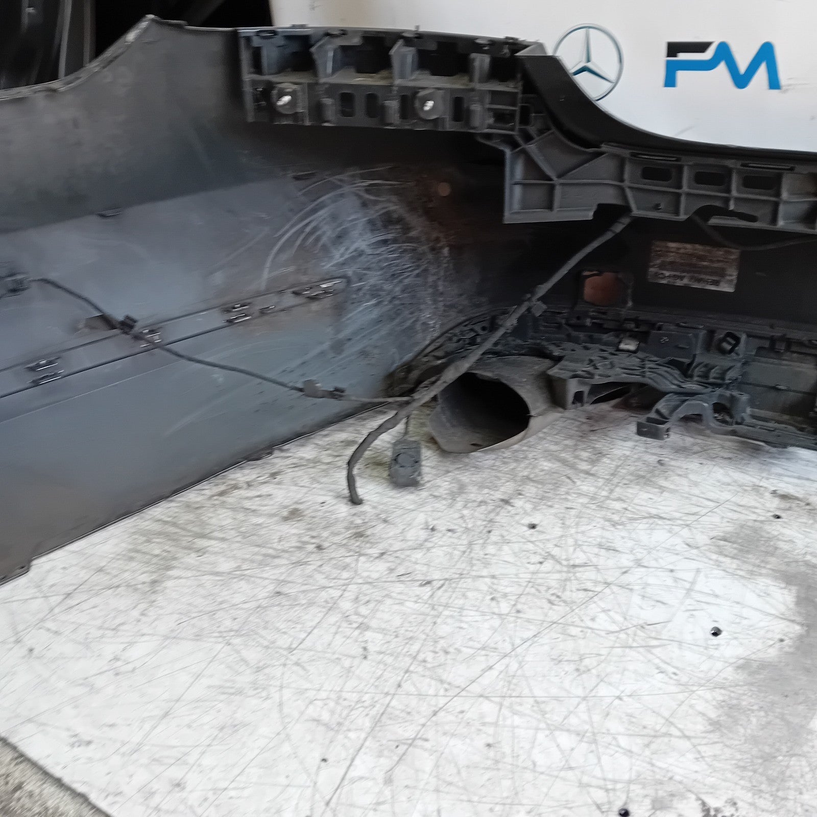 MERCEDES BENZ E-CLASS W212 REAR BUMPER BLACK 2014 A2128854465 FMX126