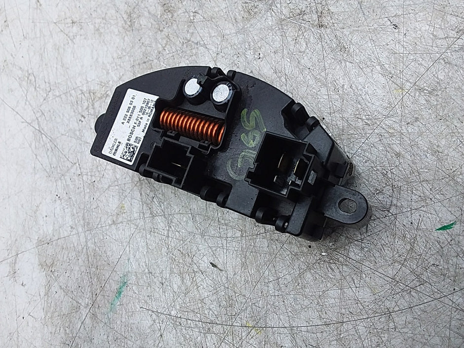 MERCEDES S-CLASS W222 RESISTOR BLOWER REGULATOR HEATING A2229060301 FMR276
