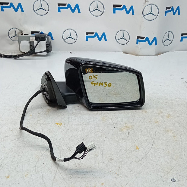 MERCEDES CLA W117 DRIVER SIDE WING MIRROR BLACK A1178102019 PL 2013-19 FMM50