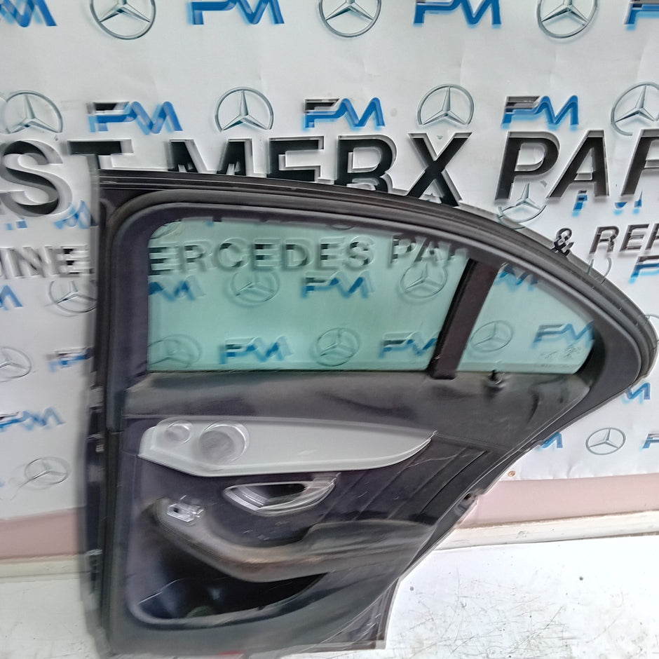 MERCEDES BENZ C-CLASS W205 DRIVER SIDE REAR DOOR O/S/R  GREY FMD131