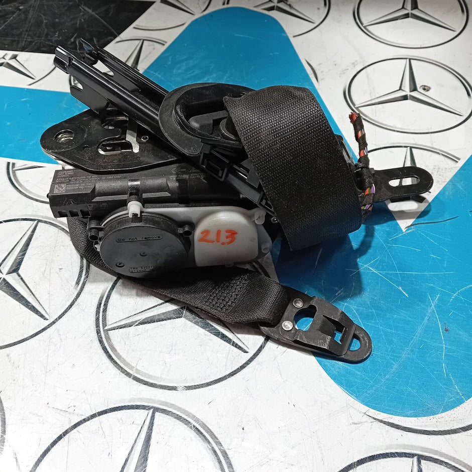 2016/2021 MERCEDES BENZ E-CLASS W213 FRONT LEFT SEAT BELT BLACK A2138605500