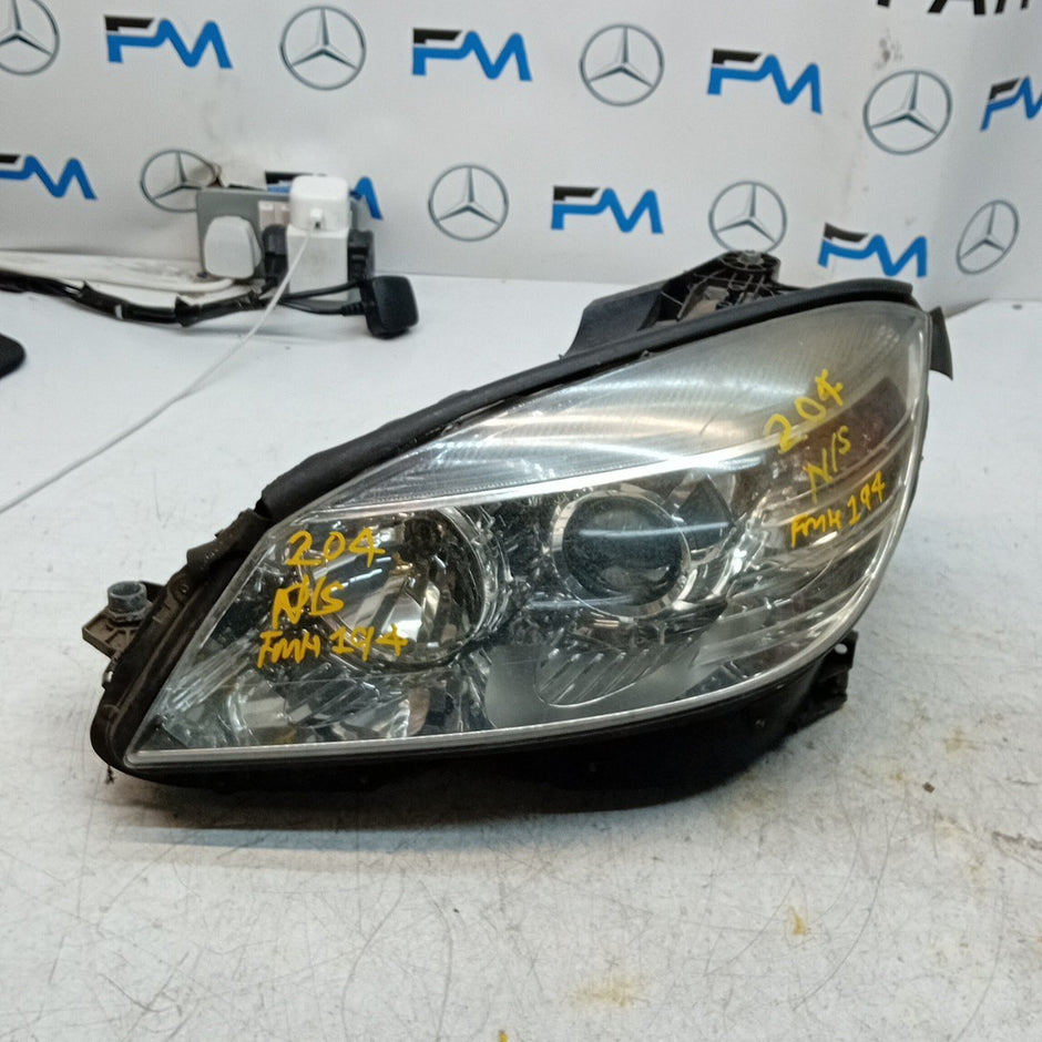 MERCEDES BENZ C-CLASS W204 PASSENGER SIDE NS HEADLIGHT 2012 A2048208561 FMH194