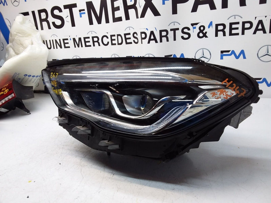 20 MERCEDES B-CLASS W247 HEADLIGHT PASSENGER SIDE NS A2479066501 FMH118 LED HIGH