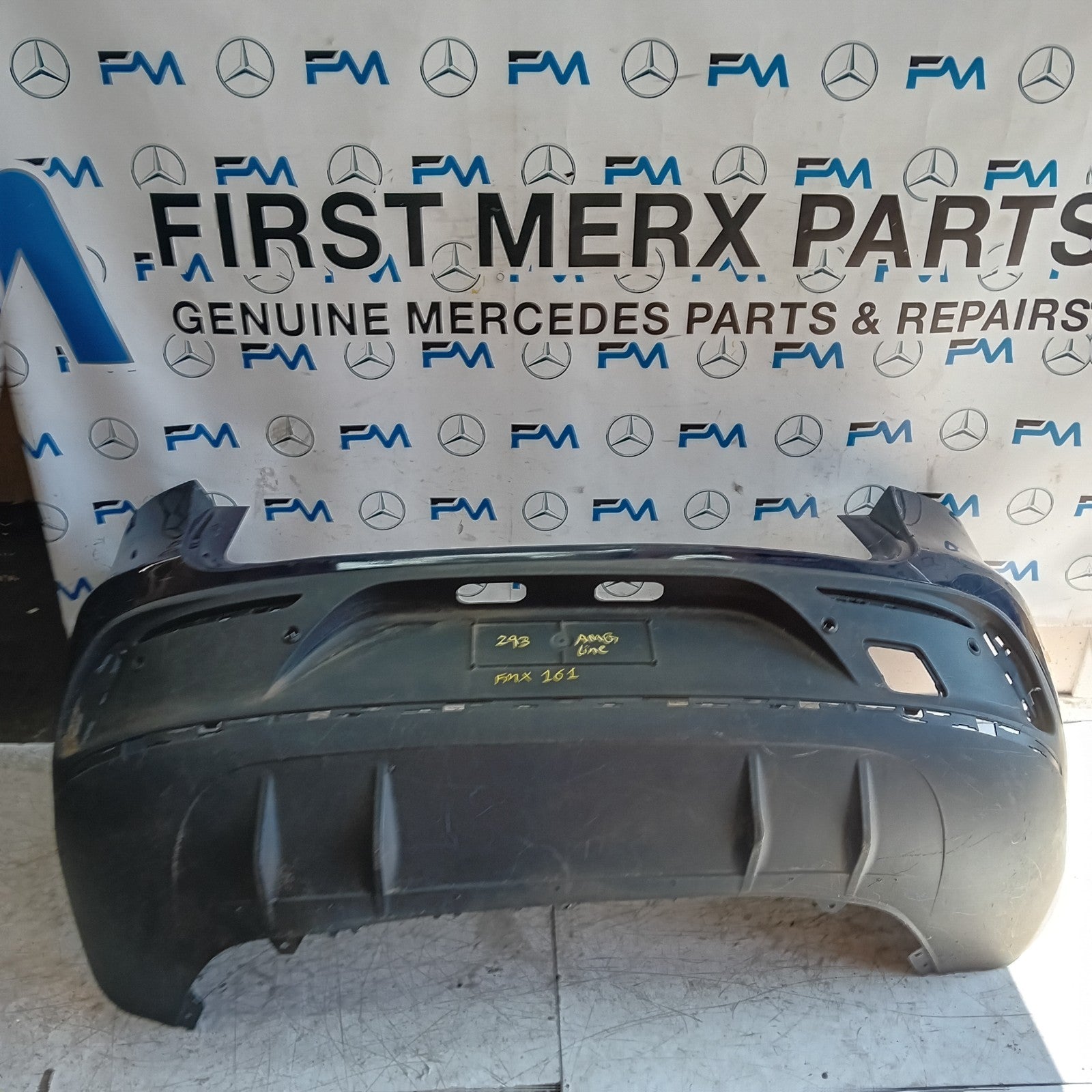 MERCEDES BENZ EQC W293  REAR BUMPER A2938851601 2018 BLUE FMX161