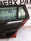 MERCEDES ESTATE C-CLASS W204 DRIVER  REAR DOOR O/S/R  RED & BLACK 2008-14 FMD70