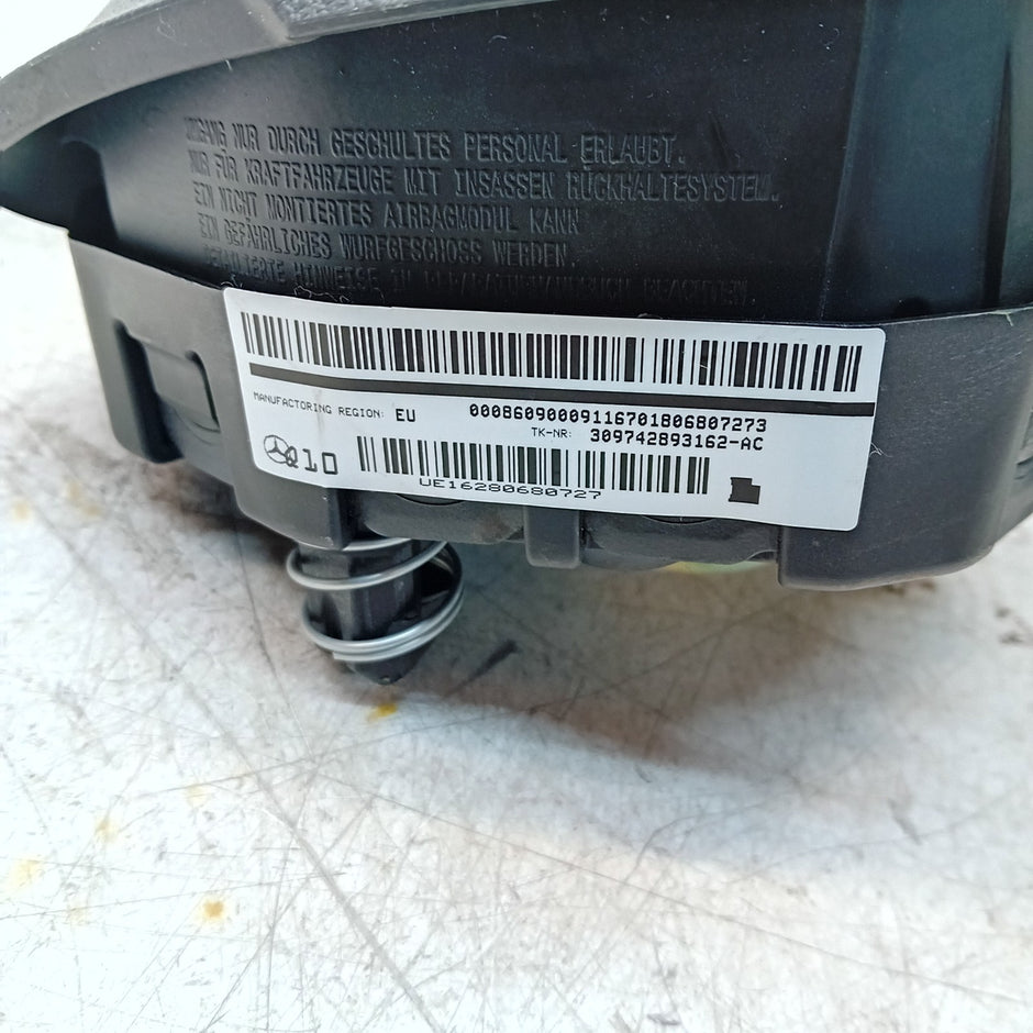 MERCEDES BENZ GLC W253 STEERING WHEEL AIRBAG DRIVER OS RIGHT Q10 FM001488