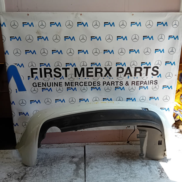 MERCEDES BENZ E-CLASS C207 COUPE REAR BUMPER 2016 WHITE A2076100408 FMX109