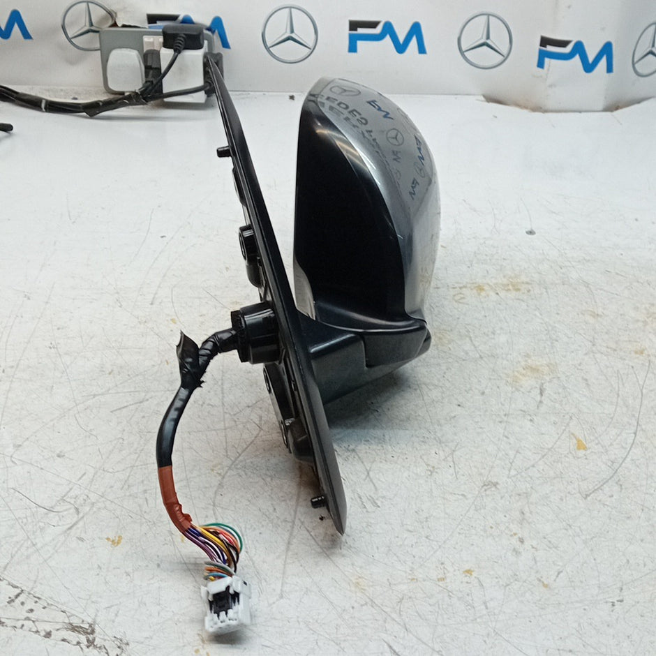 MITSUBISHI OUTLANDER MK3 PASSENGER WING MIRROR NS GREY CAMERA BS 2013 FMM53 (D)