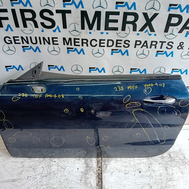 MERCEDES E-CLASS W238 PASSENGER FRONT DOOR NSF 2016 ON BLUE COMPLETE FMD408