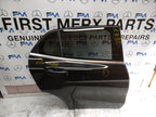 MERCEDES BENZ GLA X156 DRIVER REAR DOOR OSR BLACK 2014-19 COMPLETE FMD321