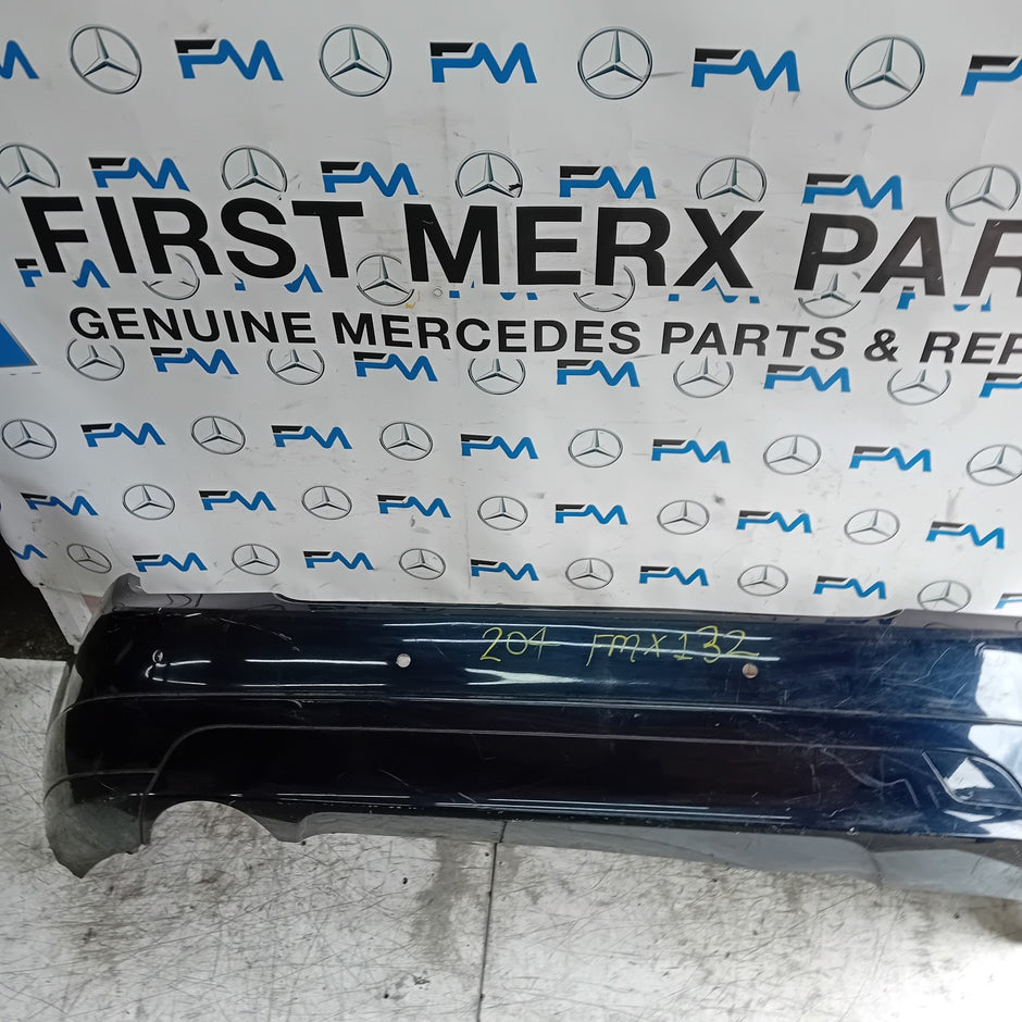 MERCEDES BENZ C-CLASS W204 REAR BUMPER BLUE 2011 A2048850025 FMX132
