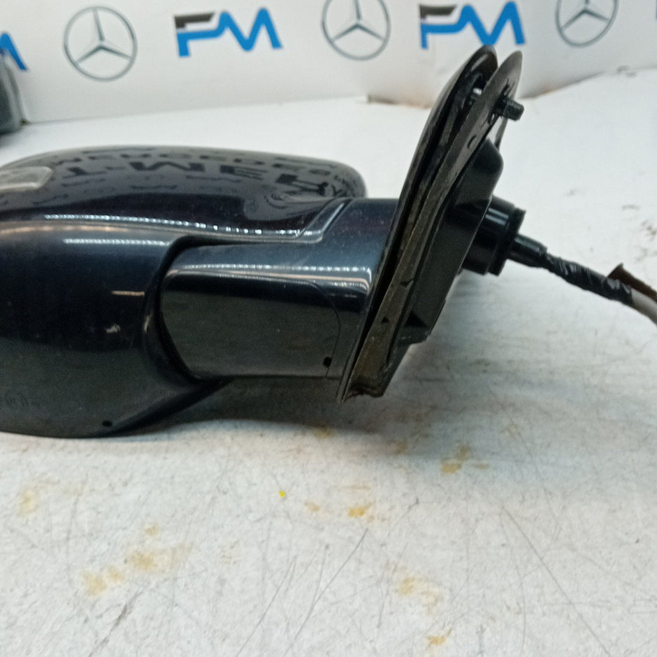 MITSUBISHI OUTLANDER MK3 DRIVER SIDE WING MIRROR OSF BLACK 2013 FMM62