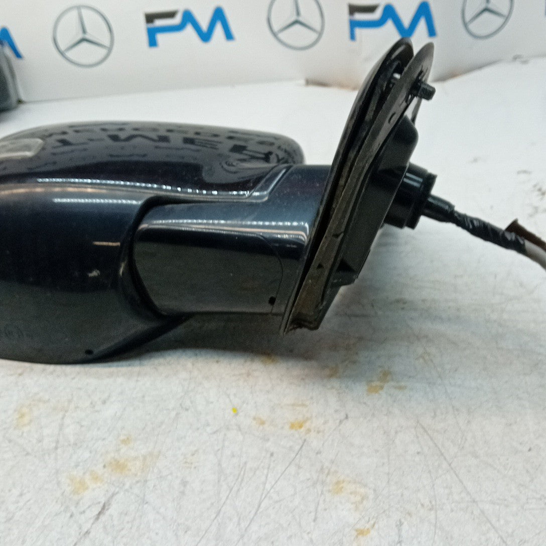 MITSUBISHI OUTLANDER MK3 DRIVER SIDE WING MIRROR OSF BLACK 2013 FMM62