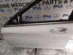 MERCEDES C-CLS W205 SLN PASSENGER FRONT DOOR NSF WHITE 2014-21 COMPLETE FMD578