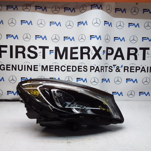 MERCEDES W117 CLA 13-19 DRIVER O/S HEADLIGHT A1178207061 FMH85 LED HIGH PERFORM