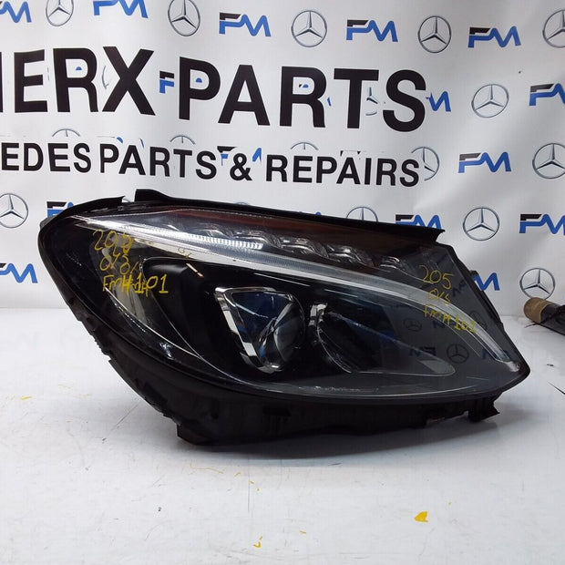 2018 MERCEDES C CLASS W205 HEADLIGHT FACELIFT DRIVER OS A2059067603 FMH101 