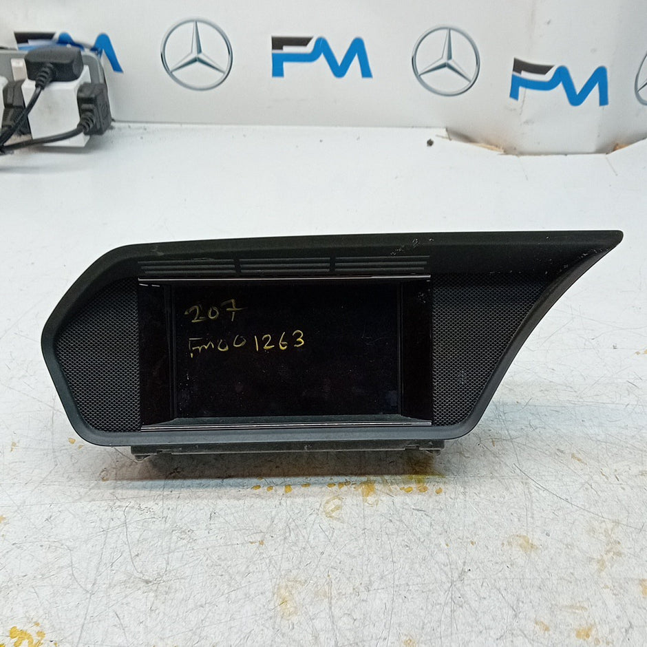 MERCEDES BENZ E-CLASS W212 SAT NAV DISPLAY SCREEN A2129008707 FM001263