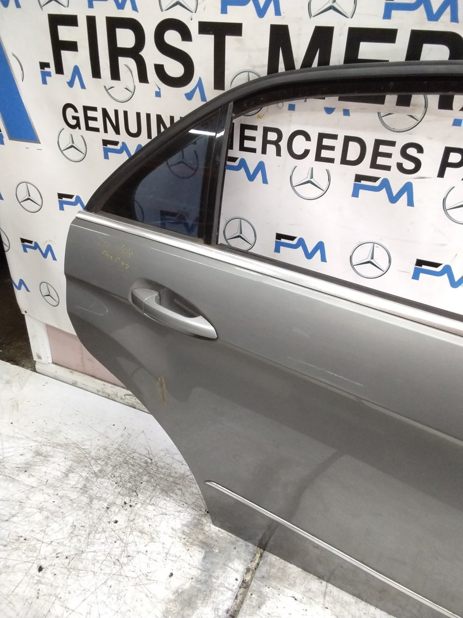 MERCEDES BENZ  E-CLS W212  DRIVER REAR DOOR OSR GREY 2009-16  FMD597
