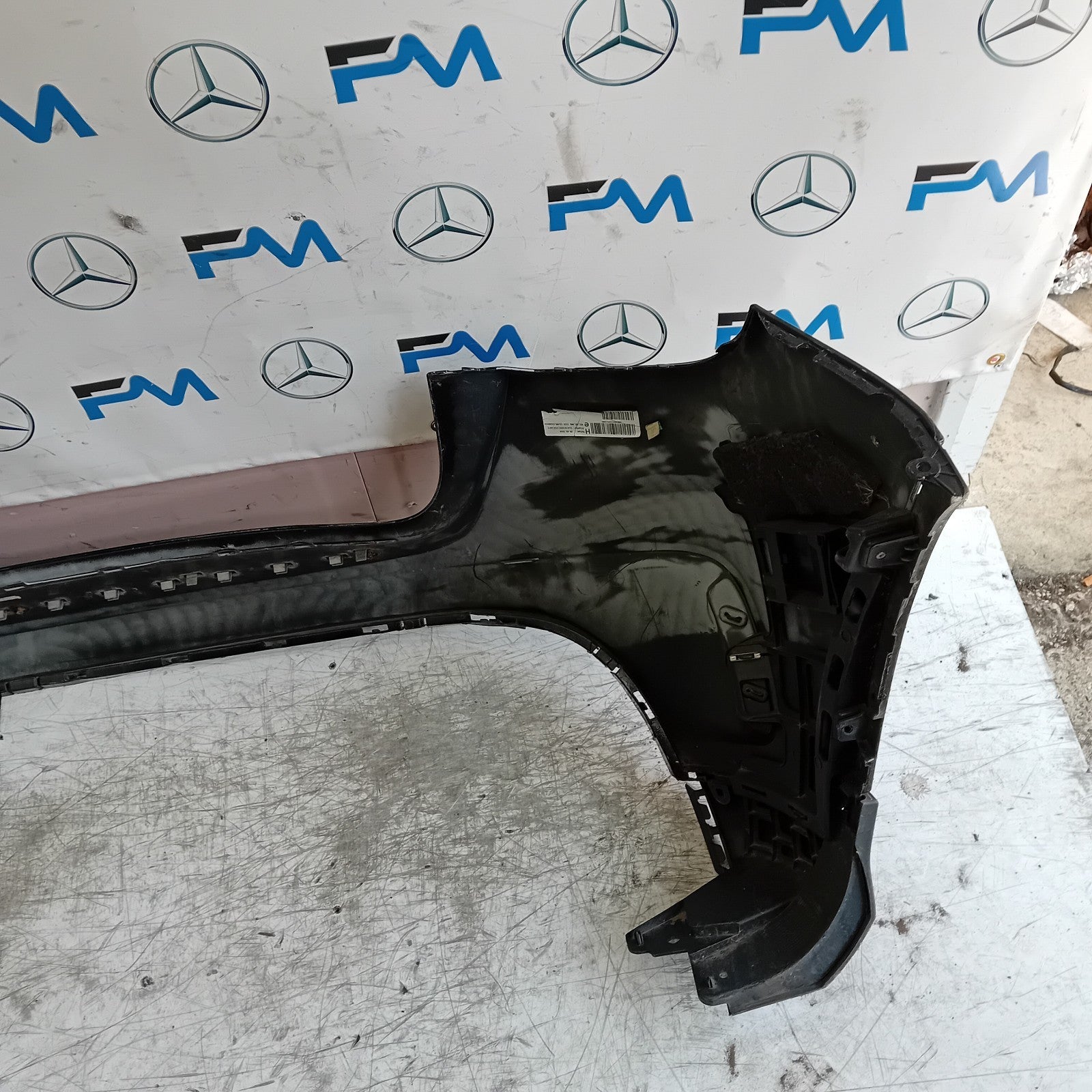 MERCEDES BENZ GLA X156 AMG REAR BUMPER BLACK 2014-19 A1568852425 FMX116