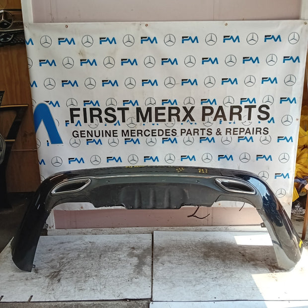 MERCEDES E-CLASS W213 ESTATE REAR BUMPER 2016 A2138852225 BLACK COMPLETE FMX102