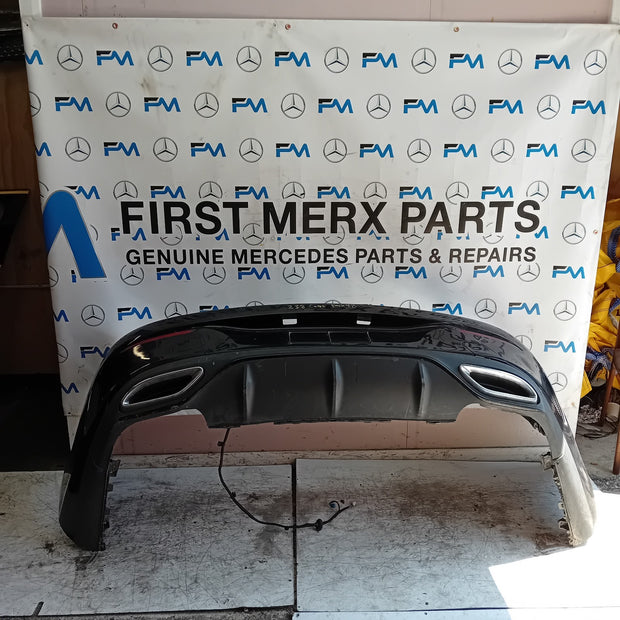 MERCEDES BENZ E-CLASS C238 COUPE BLACK REAR BUMPER 2016 ON COMPLETE FMX98