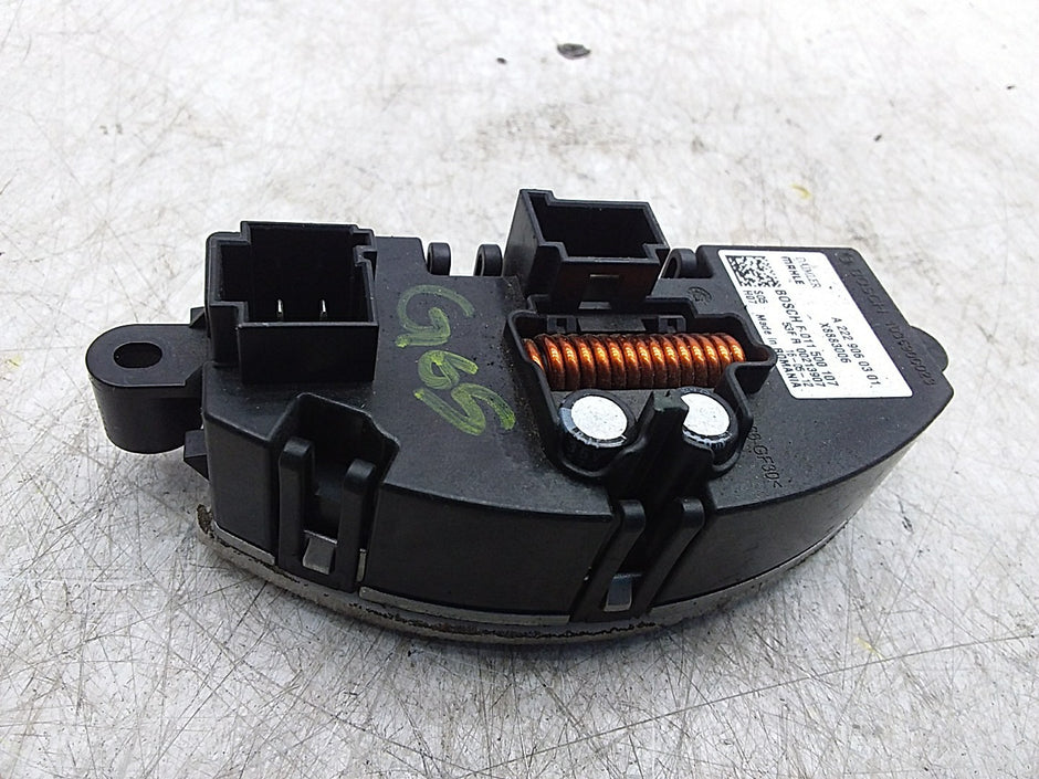 MERCEDES S-CLASS W222 RESISTOR BLOWER REGULATOR HEATING A2229060301 FMR276