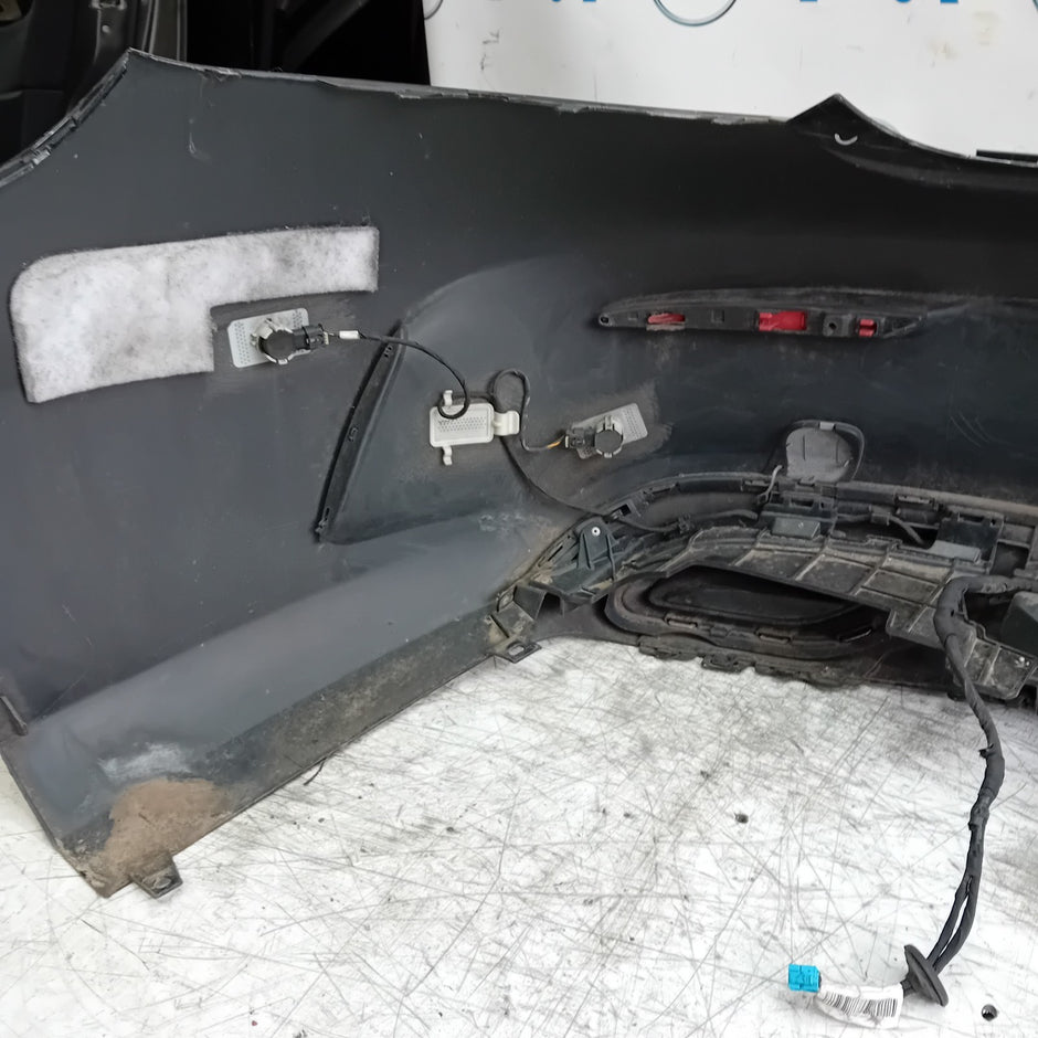 MERCEDES BENZ C-CLASS W205 COUPE REAR BUMPER 2015 BLACK FMX57