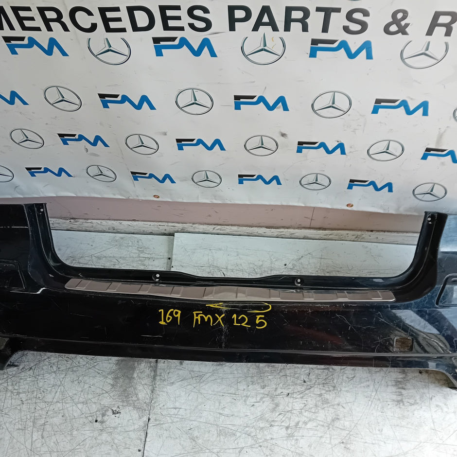 MERCEDES BENZ A-CLASS W169 REAR BUMPER BLACK 2004-12 A1698850838 FMX125