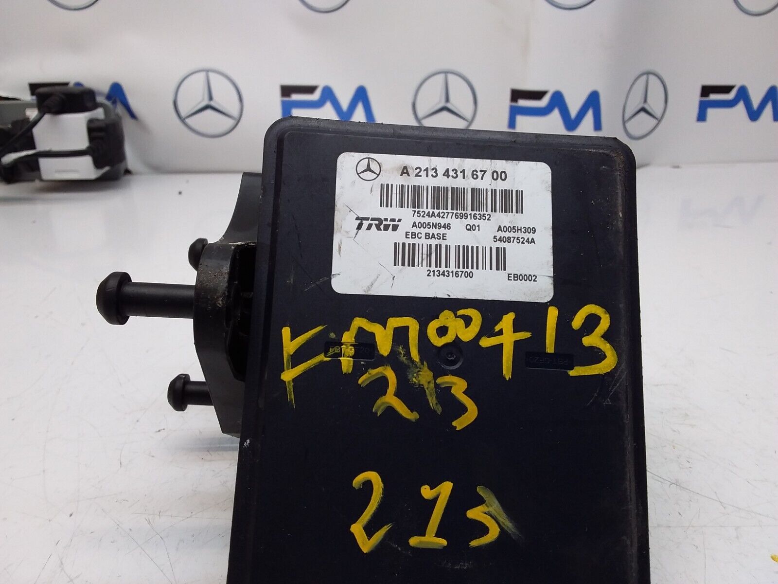 MERCEDES E-CLASS W213 ABS PUMP MODULE CONTROL UNIT A2134316700 FM00413