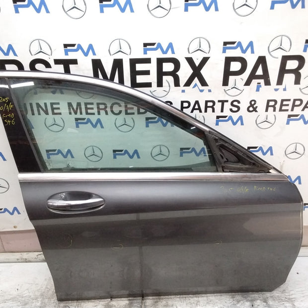 MERCEDES C-CLASS W205 SLN DRIVER FRONT DOOR OSF GREY COMPLETE 2014-21 FMD546