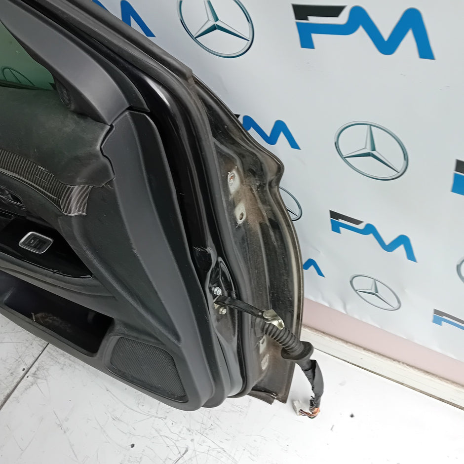 MITSUBISHI OUTLANDER PASSENGER SIDE FRONT DOOR N/S/F COMPLETE BLACK FMD46